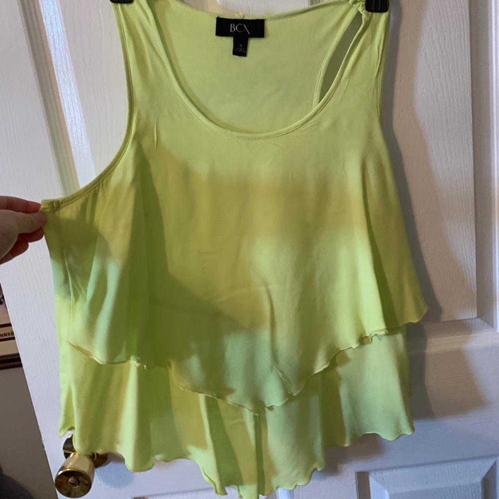 Neon Flowy Tank Top